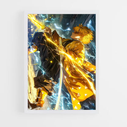 ap-zenitsu agatsuma-2 cadre Blanc
