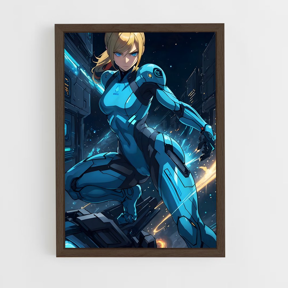 ap-zero suit samus-2 cadre Bois foncé