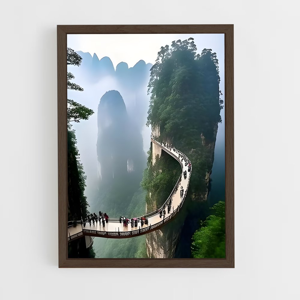 ap-zhangjiajie-1 cadre Bois foncé