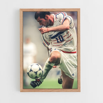 ap-zinedine zidane-2 cadre Bois clair