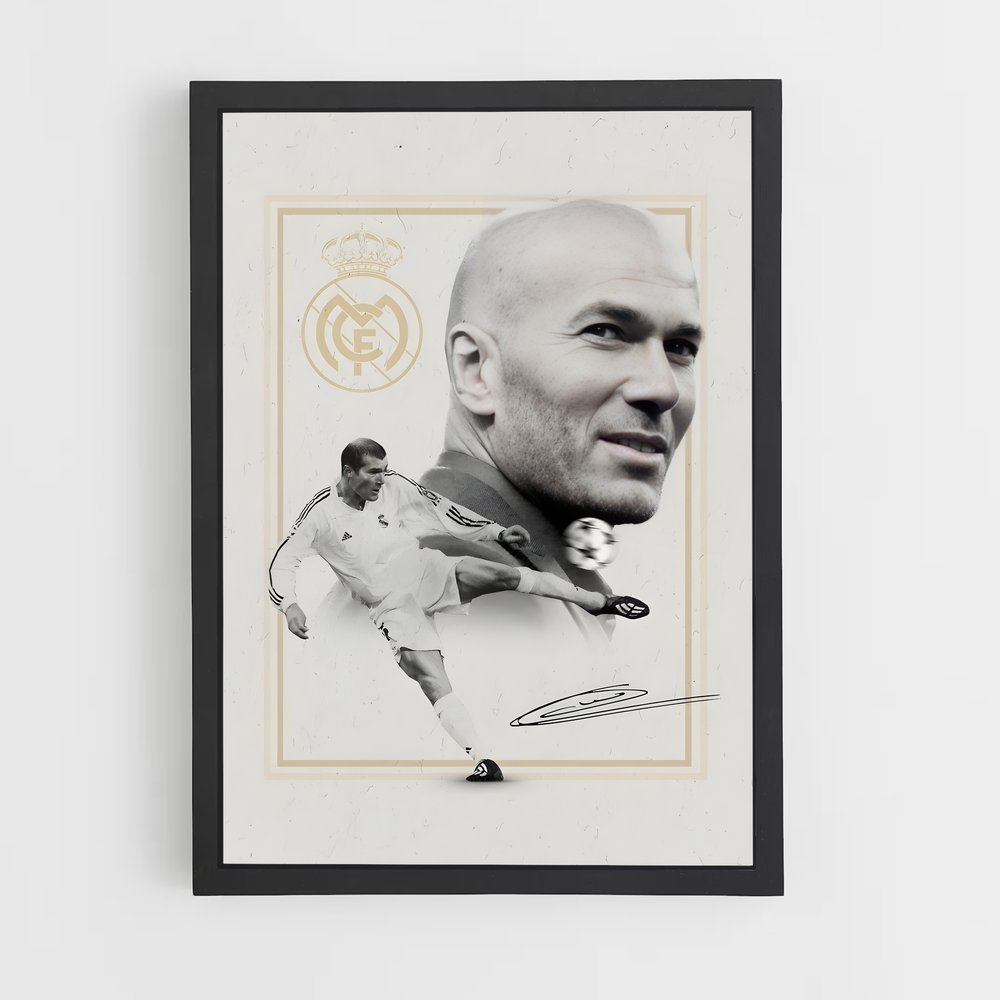 ap-zinedine zidane-6 cadre Noir
