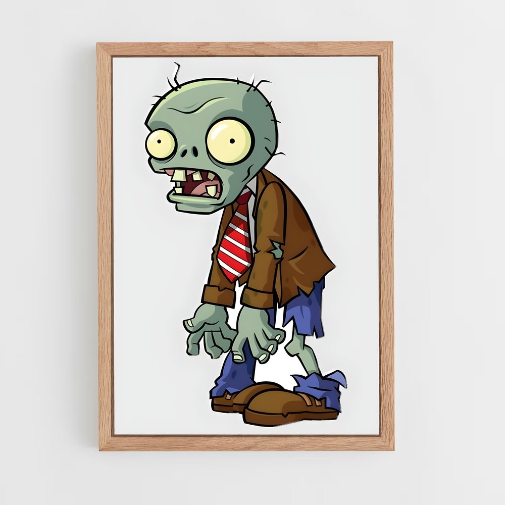 ap-zombie pvz-1 cadre Bois clair