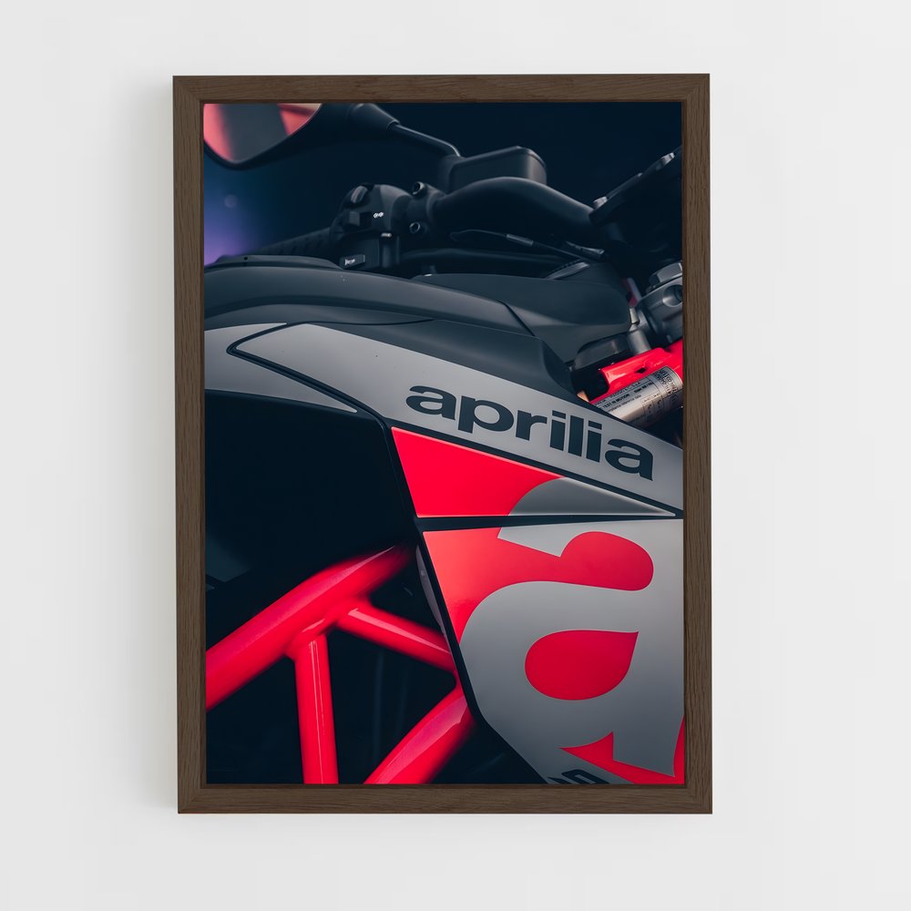 aprilia-1 cadre Bois foncé