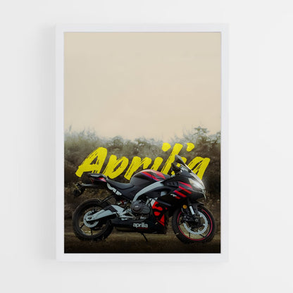 aprilia-10 cadre Blanc