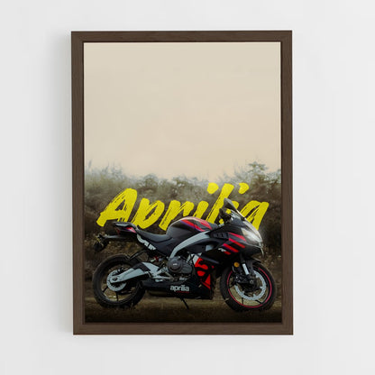 aprilia-10 cadre Bois foncé