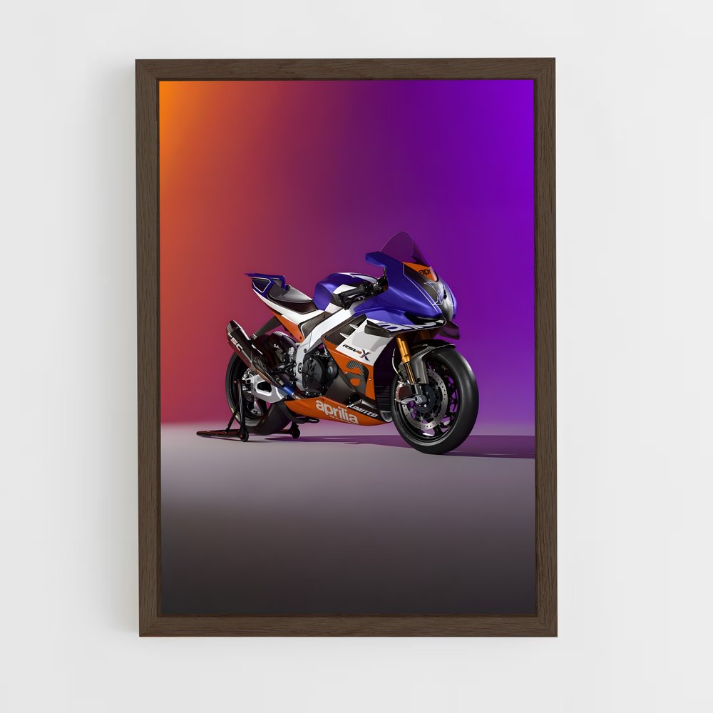 aprilia-2 cadre Bois foncé