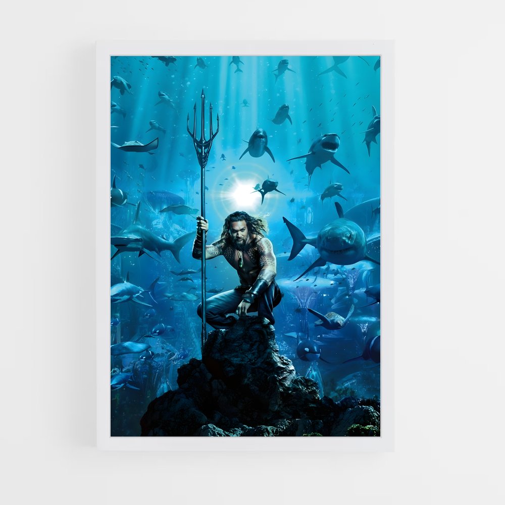 aquaman-1 cadre Blanc