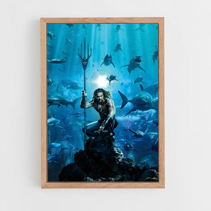aquaman-1 cadre Bois clair