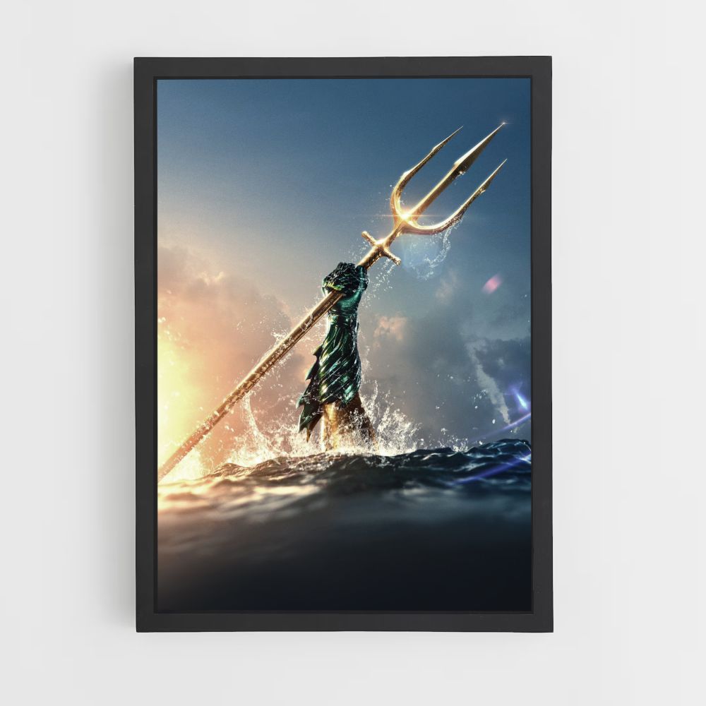 Poster Aquaman Tridente