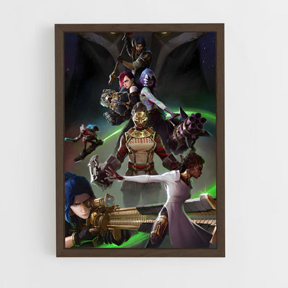 arcane-3 cadre Bois foncé