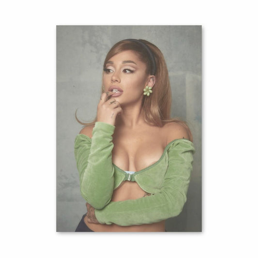 Poster Ariana Grande Verde