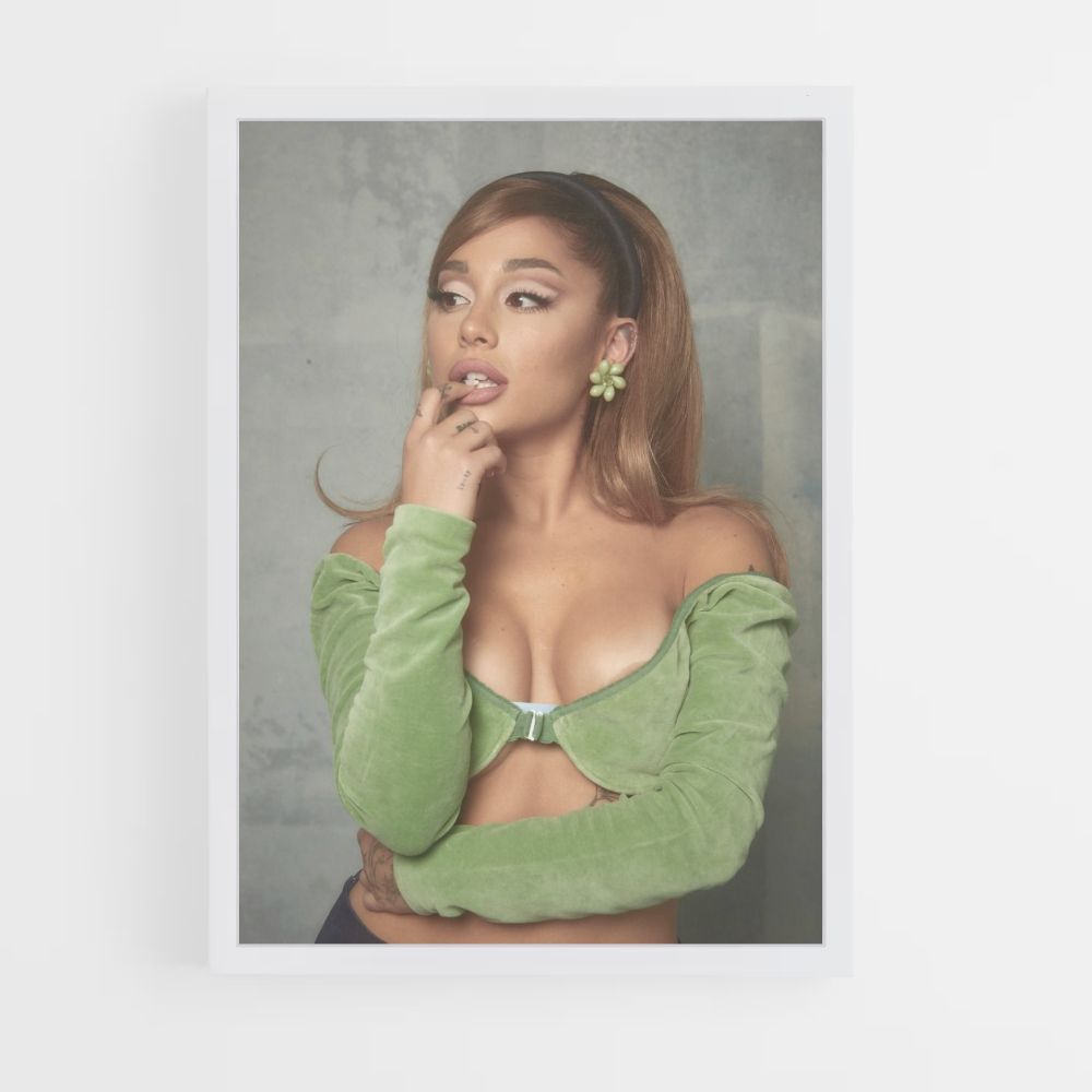 Poster Ariana Grande Verde