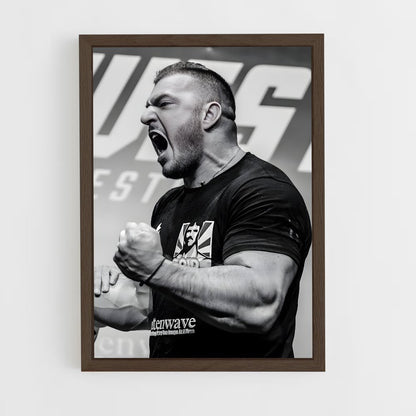 armwrestling-1 cadre Bois foncé