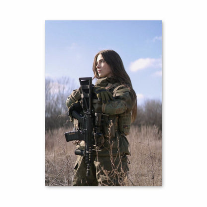 Poster di donna militare