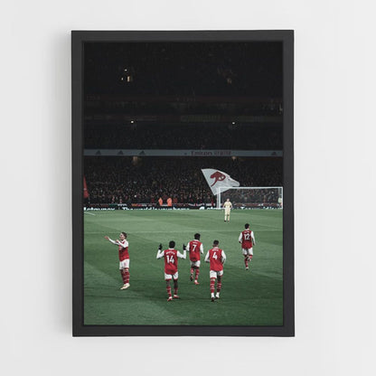 Poster della partita dell'Arsenal