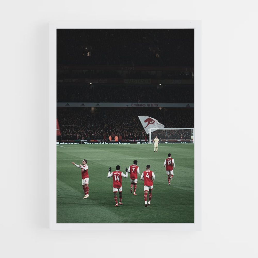 Poster della partita dell'Arsenal