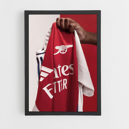 Poster della maglia dell'Arsenal