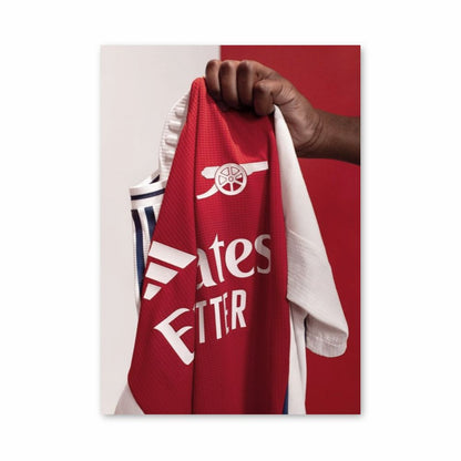 Poster della maglia dell'Arsenal