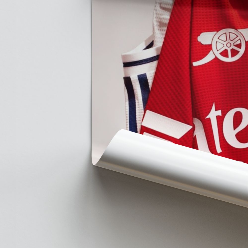 Poster della maglia dell'Arsenal