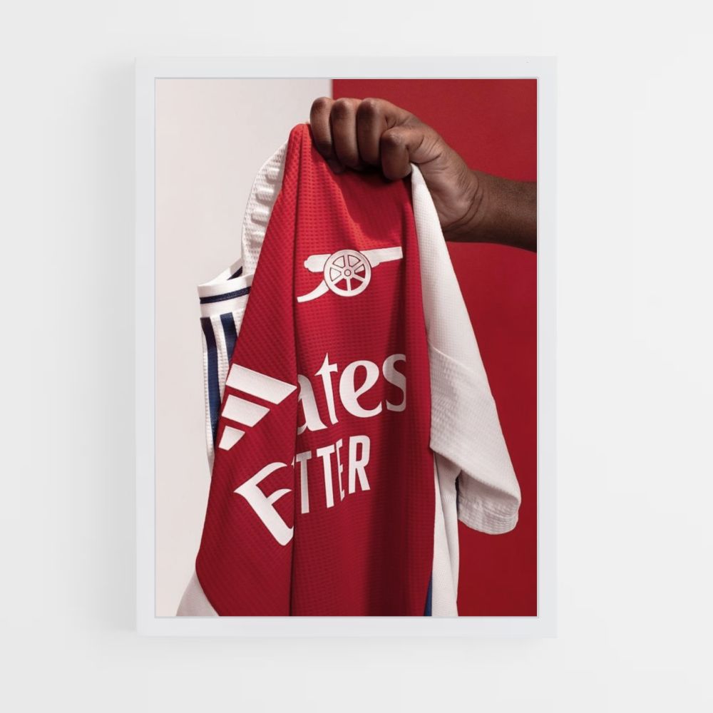 Poster della maglia dell'Arsenal