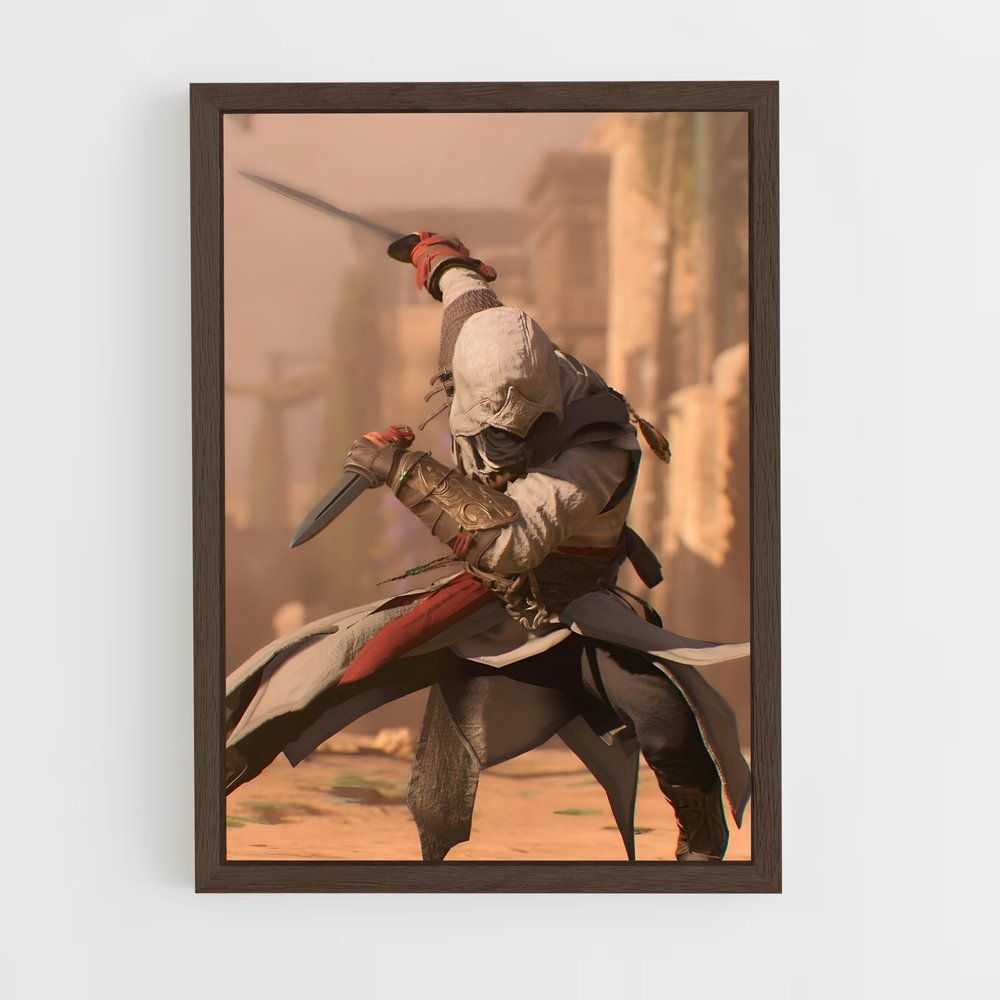assassins-creed-14 cadre Bois foncé