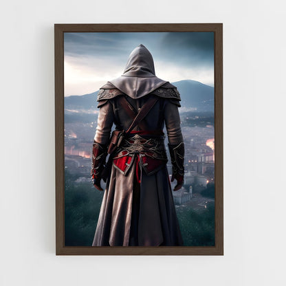assassins-creed-5 cadre Bois foncé