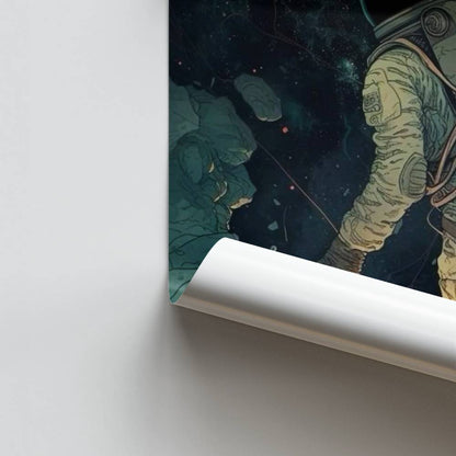 Poster Disegno dell'astronauta