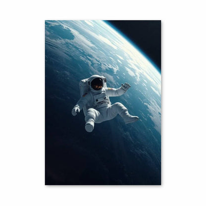 Poster Astronaute Saut