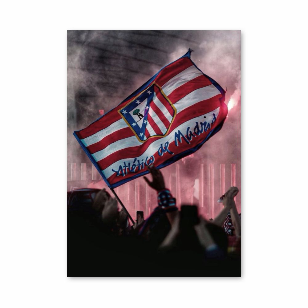 Poster Tifosi dell'Atletico Madrid