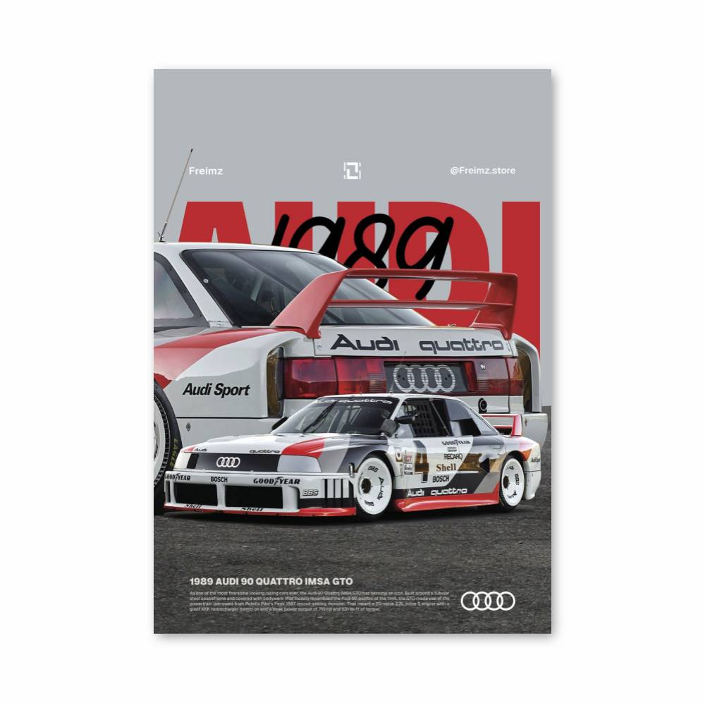 Poster Audi 90 Quattro