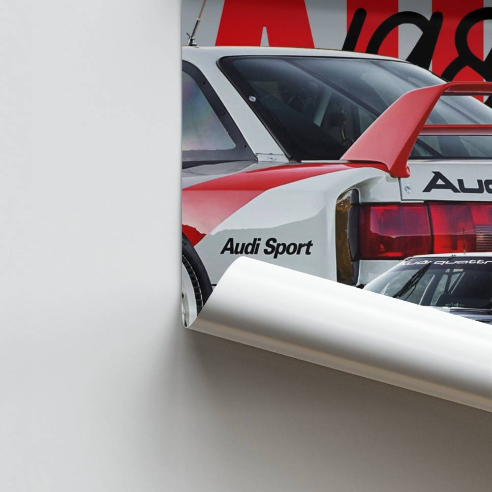 Manifesto Audi 90 Quattro