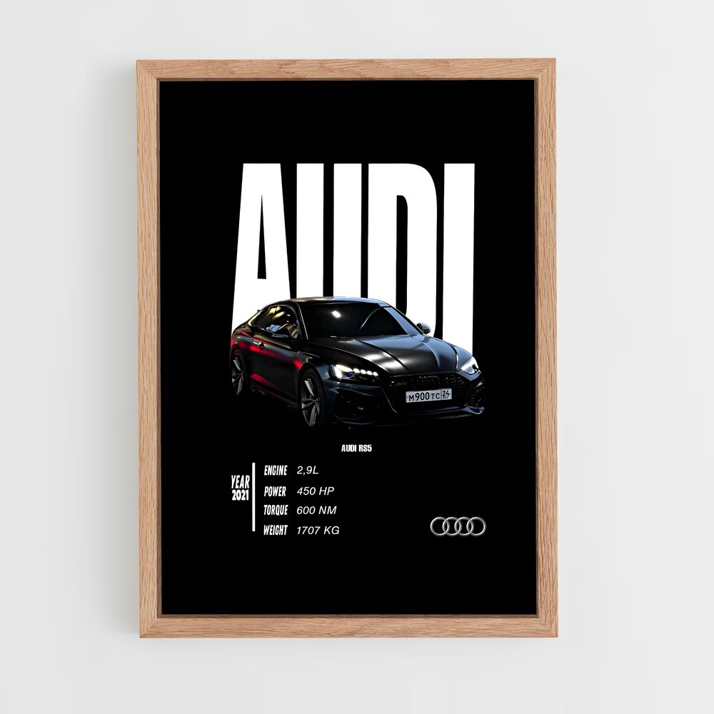 audi-16 cadre Bois clair