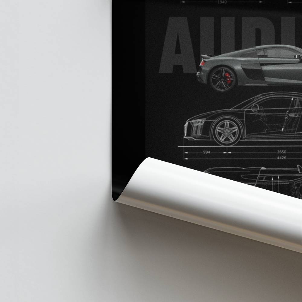 Poster Schema Audi R8