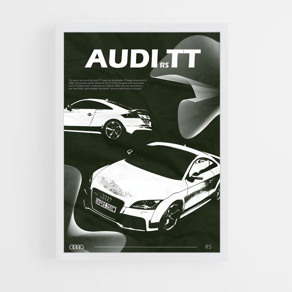audi-9 cadre Blanc