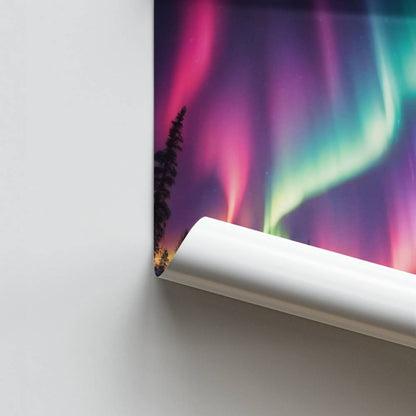 Poster Colori dell'aurora boreale