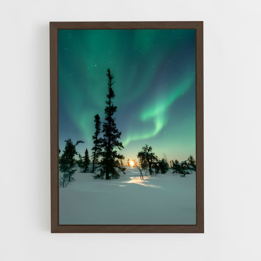 aurora-9 cadre Bois foncé