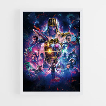 Poster Il guanto di sfida di Thanos dei Vendicatori