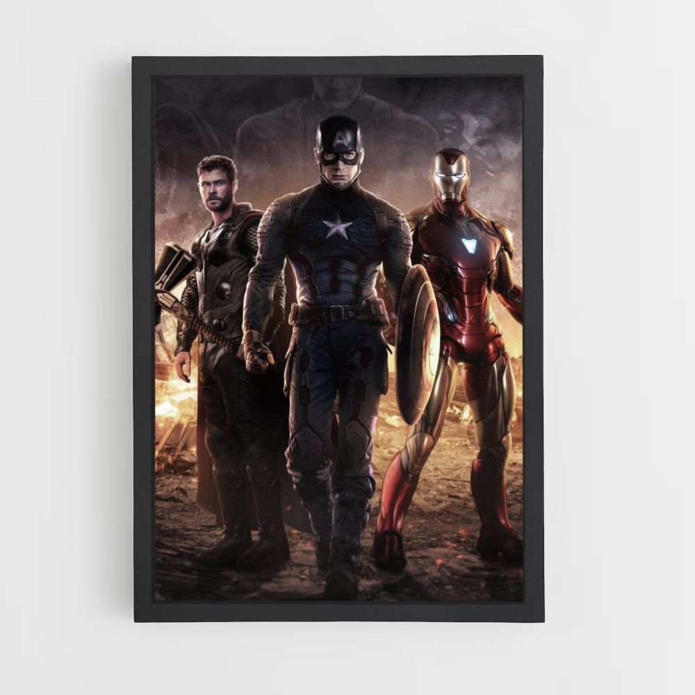 Poster Thor Capitan America Iron Man