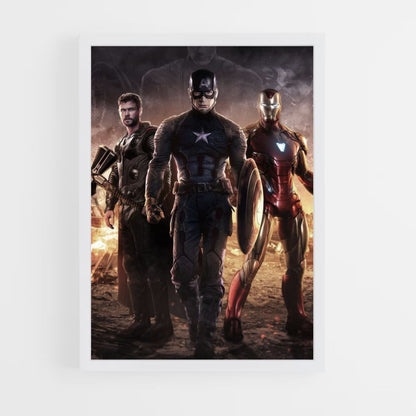 Poster Thor Capitan America Iron Man