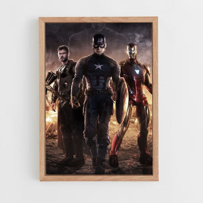 Poster Thor Capitan America Iron Man