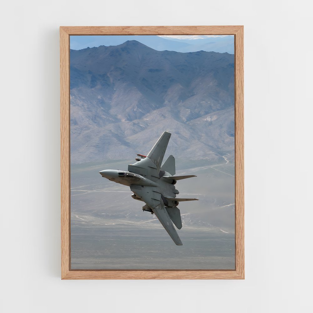 avion-de-chasse-10 cadre Bois clair