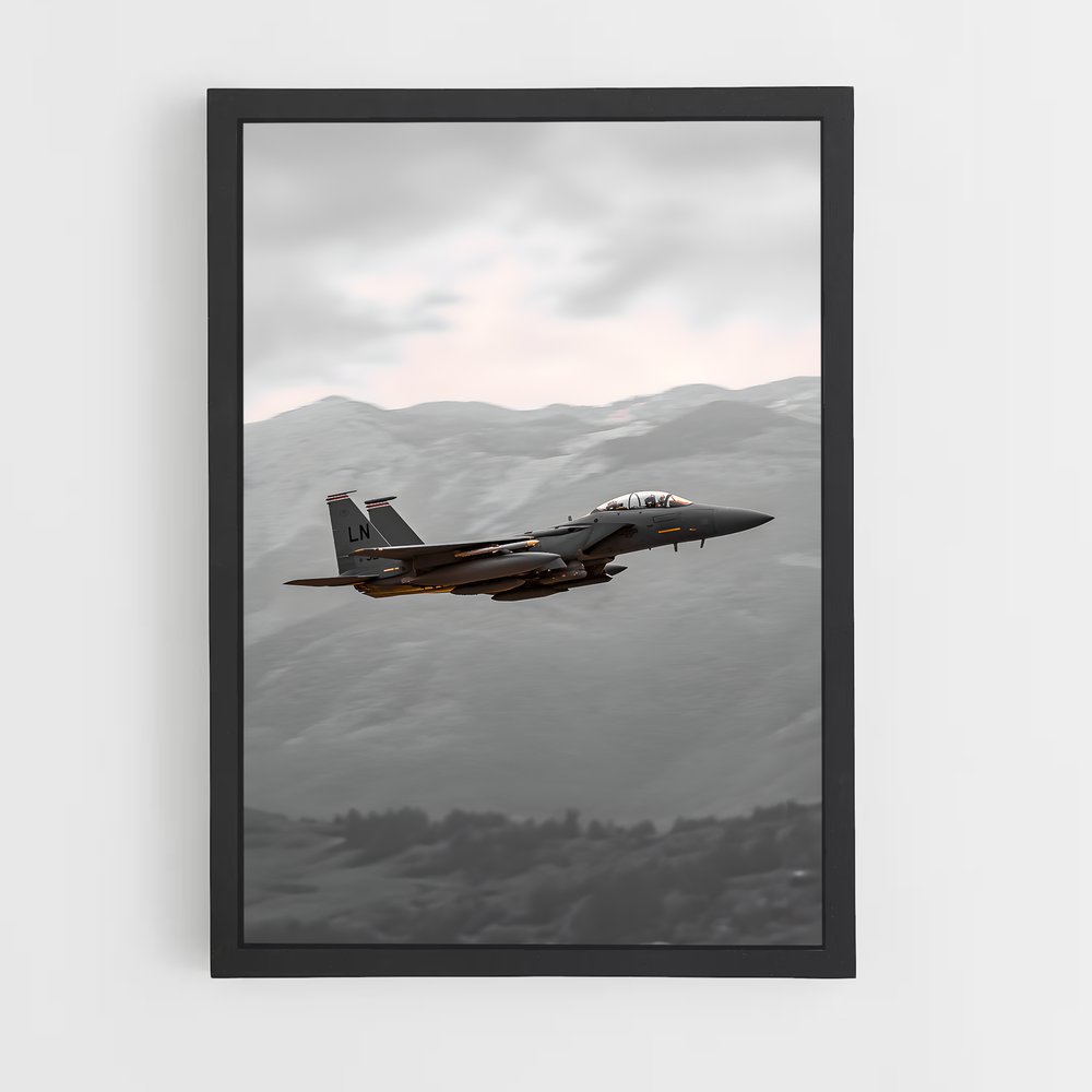 avion-de-chasse-4 cadre Noir