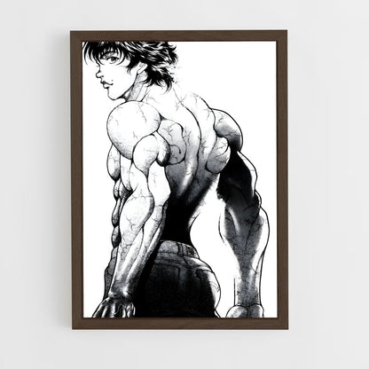 baki-5 cadre Bois foncé