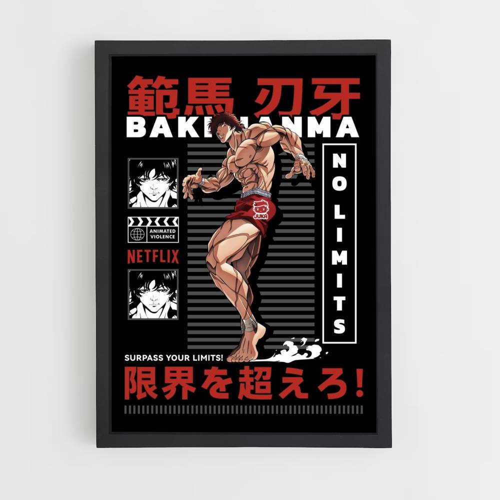 Poster Baki giapponese