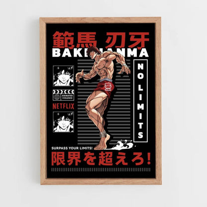 Poster Baki giapponese