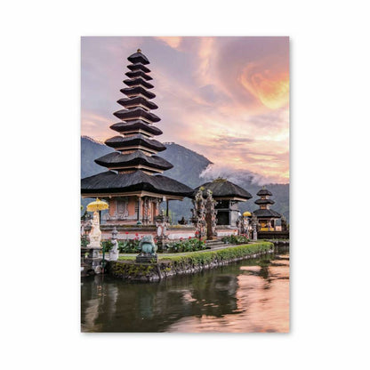 Poster Ulun Danu Bratan Temple