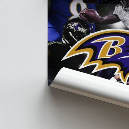 Poster in collage dei Baltimora Ravens