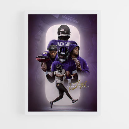 baltimore-ravens-11 cadre Blanc