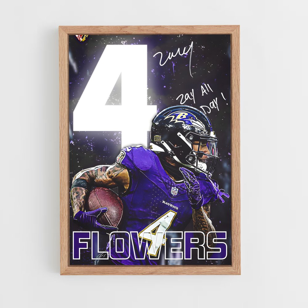 baltimore-ravens-2 cadre Bois clair