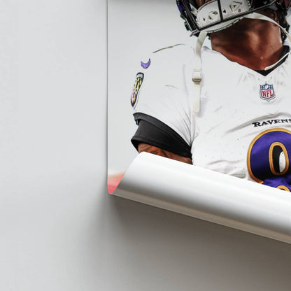 Poster di calcio dei Baltimore Ravens